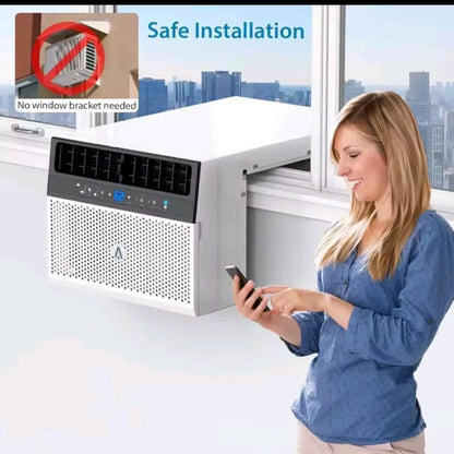 Axuro HyperCoolTM Ultrasonic Window AC – U-Shaped, Quiet Design