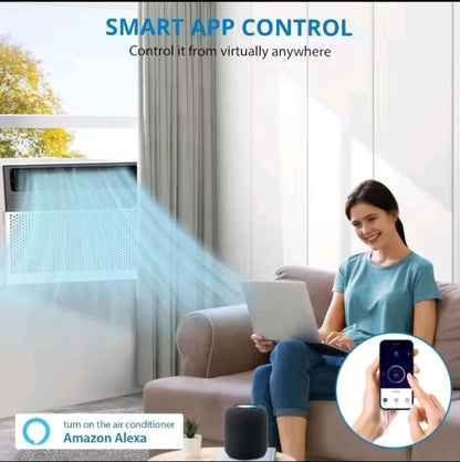Axuro HyperCoolTM Ultrasonic Window AC – U-Shaped, Quiet Design