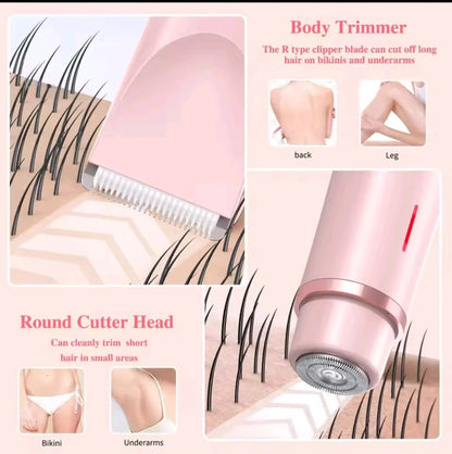 Pink Sugar 2-in-1 Bikini Trimmer – Gentle, Painless Grooming