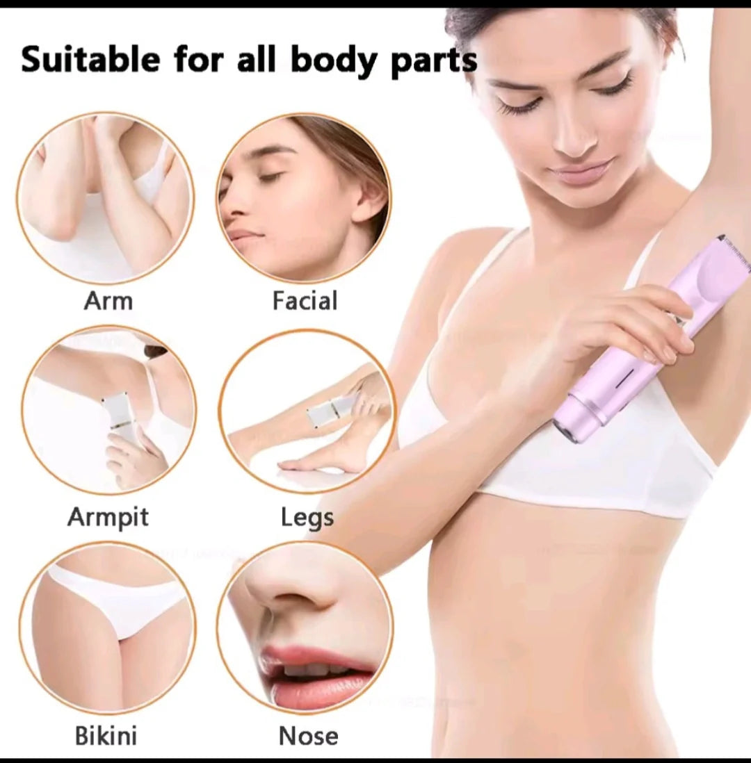 Pink Sugar 2-in-1 Bikini Trimmer – Gentle, Painless Grooming