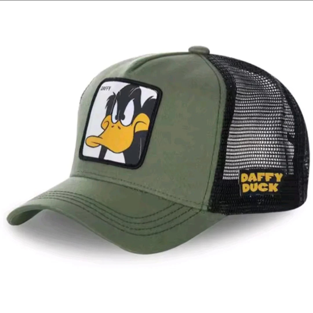 Unisex Anime Cartoon Patch Trucker Hat – Mesh Baseball Cap