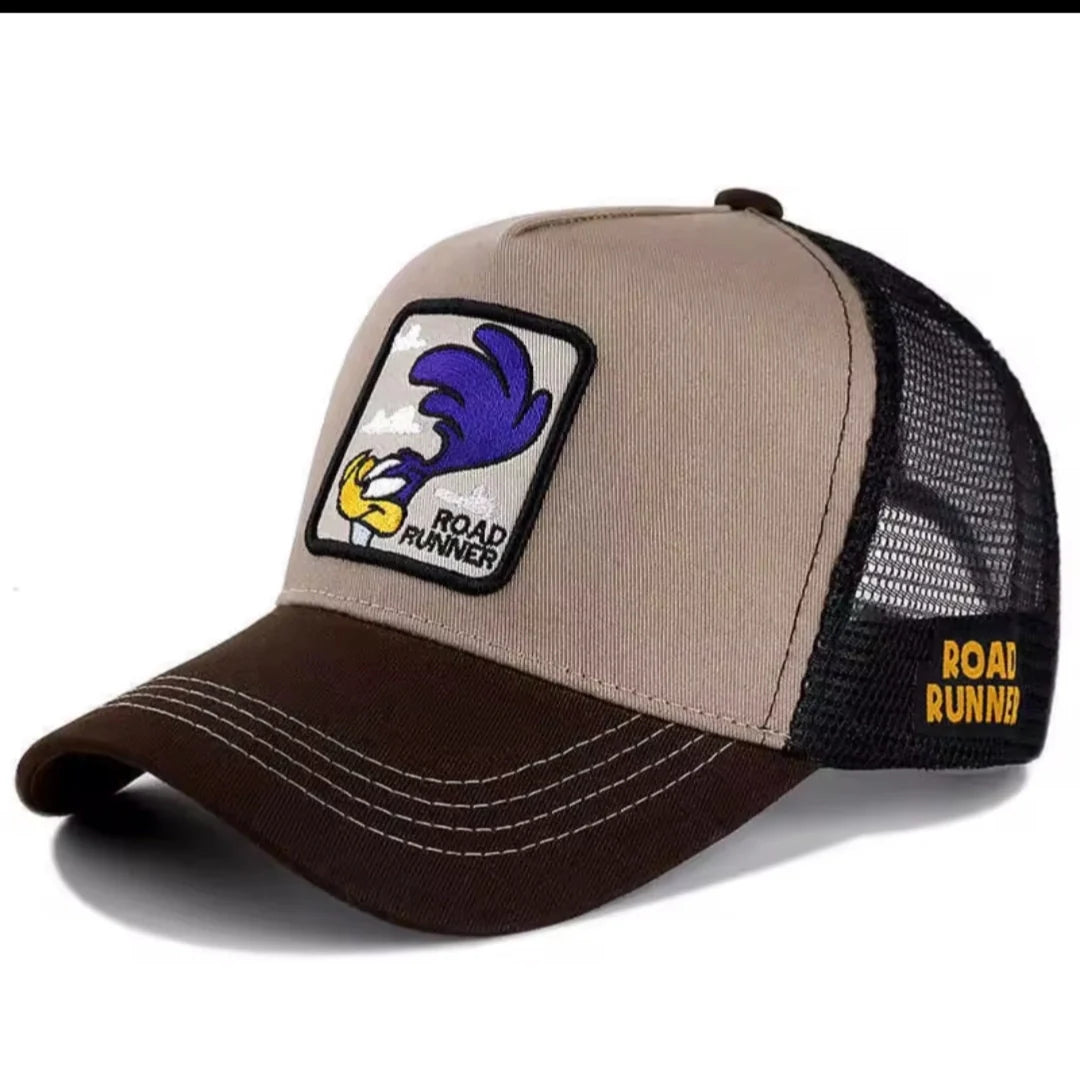 Unisex Anime Cartoon Patch Trucker Hat – Mesh Baseball Cap