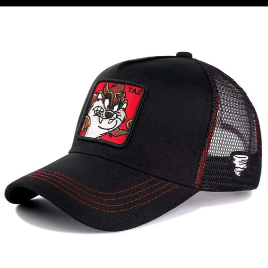 Unisex Anime Cartoon Patch Trucker Hat – Mesh Baseball Cap