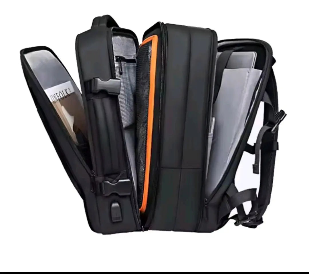 BANGE Expandable Waterproof Backpack – Fits 17.3″ Laptop