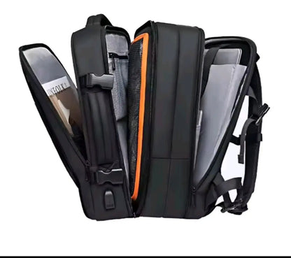 BANGE Expandable Waterproof Backpack – Fits 17.3″ Laptop