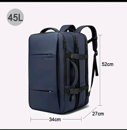 BANGE Expandable Waterproof Backpack – Fits 17.3″ Laptop