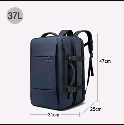 BANGE Expandable Waterproof Backpack – Fits 17.3″ Laptop