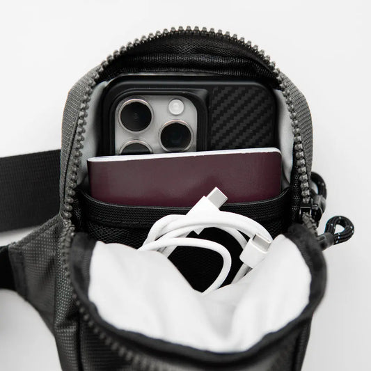 Concept Global Travel Sling Bag – RFID-Secure, Water-Resistant Crossbody (1 L or 1.6 L)