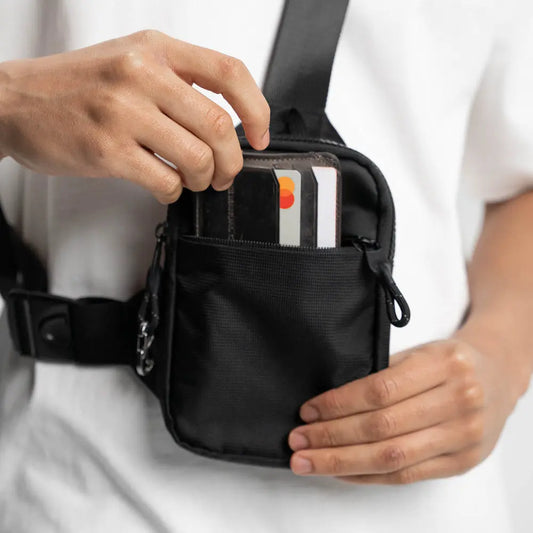 Concept Global Travel Sling Bag – RFID-Secure, Water-Resistant Crossbody (1 L or 1.6 L)
