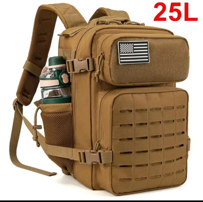 25 L / 45 L Tactical Backpack – MOLLE Bug-Out Survival Pack