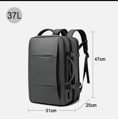 BANGE Expandable Waterproof Backpack – Fits 17.3″ Laptop