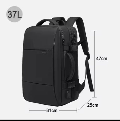 BANGE Expandable Waterproof Backpack – Fits 17.3″ Laptop